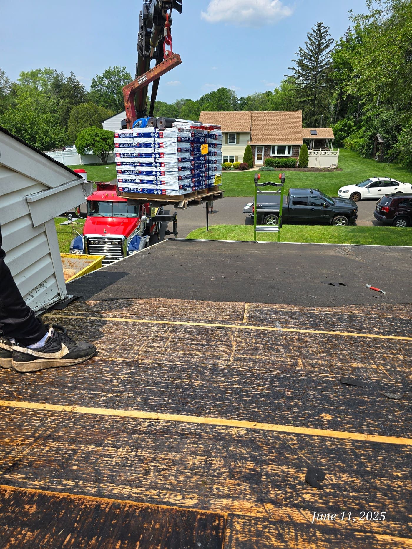 General contractor reviewing plans on a jobsite